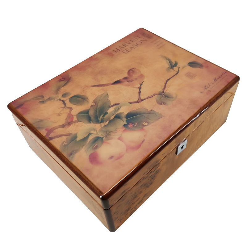Elegant Design wood cigar humidor box